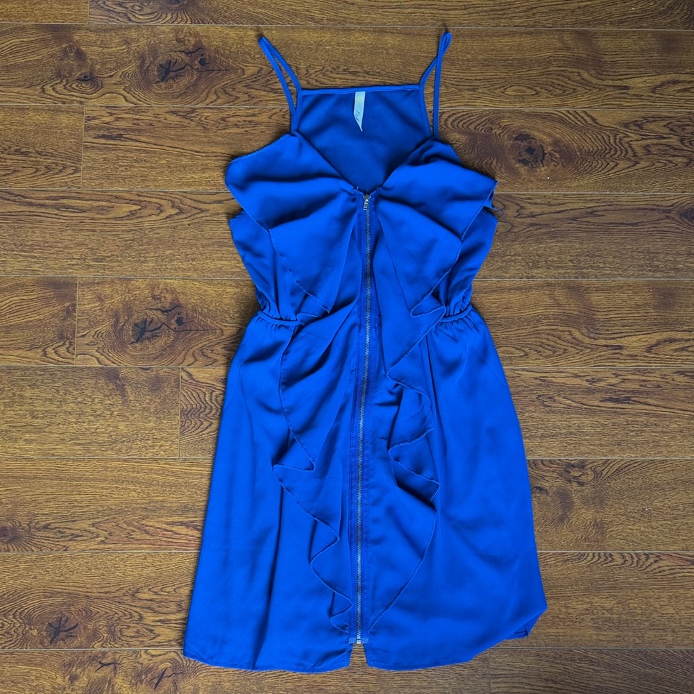 Elegant Blue Women's Dress